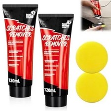 2 PCS Car Scratch Repair Paste with Sponge, 2024 Upgrade Polishing Wax  Scratch