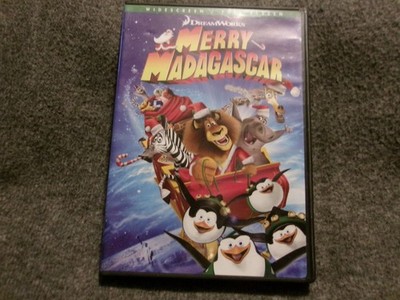 DreamWorks Merry Madagascar DVD Widescreen Family Holiday Animated Special