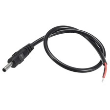 uxcell 5pcs DC Power 3.5mm x 1.35mm 1A 30cm Barrel Male Plug Connector...