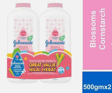   2x Johnson  s Baby Powder Blossom Scent 500g   - Corn Starch, Fast Shipping   