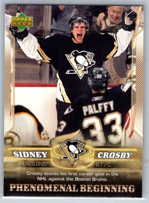 2005-06 Upper Deck Phenomenal Beginning Sidney Crosby Exclusive Gold Edition #4