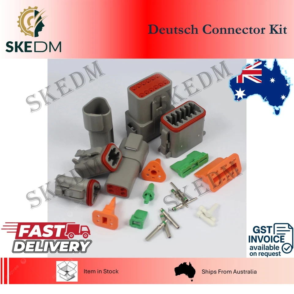 Deutsch DT Connector Plug Kit With Genuine Deutsch Crimp Tool Auto Marine - image 3 of 4