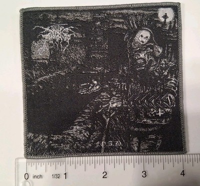 Darkthrone FOAD Grey Border Woven Patch 