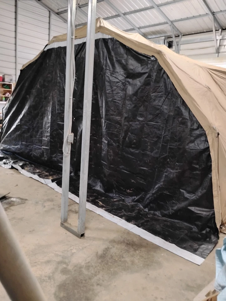 Drash MX Shelter Tent Military Portable 2 Car Carport Enclosure 18.5x17 315sq Ft - Image 2 of 4