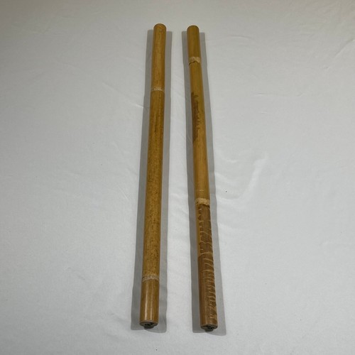 Escrima Sticks 24 Inch Tan Rattan Kali Arnis Training Pair