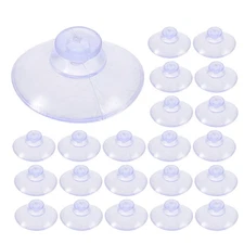  300 Pcs Window Suction Cups with Hooks for Glass Transparent Bulk
