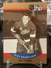 1990-91 Pro Set - Alex Delvecchio #658