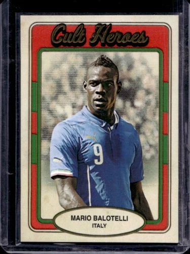 2025 Futera Unique Mario Balotelli Cult Heroes Emerald #1/18 #CH63 Italy