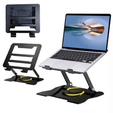 Adjustable Foldable Laptop Stand Aluminum Notebook Riser Computer Holder Desk
