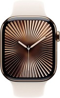 Apple Watch Series 10 4G 46Mm Titan Gold Sportarmband Polarstern S/M