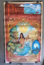 Rare 1969 Bill Ogden PALM SPRINGS The Desert Oasis Ps I Love You Poster~20.5x34