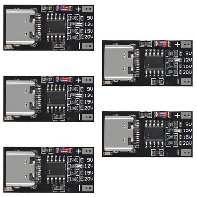 Dweii 5PCS USB-C PD Trigger Board Module PD/QC Decoy Fast Charge 
