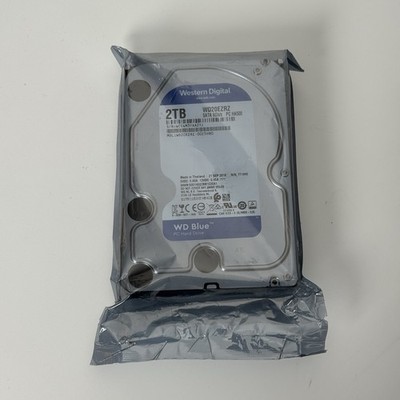 Western Digital WD Blue 2TB Internal Hard Drive SATA 6Gb/s 5400RPM 64MB WD20EZRZ