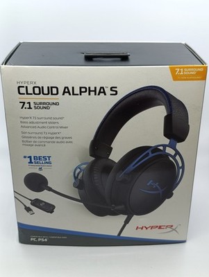 HyperX Cloud Alpha S Gaming Headset 7.1 Surround 3.5/USB - Schwarz Blau   _0.8_5