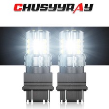 2X 3157 3057 LED Reverse Backup Light Bulbs 6000K White Super Bright Plug Play