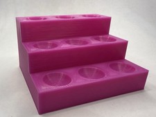 Pink Marble Display for Marbles- For 5/8 To .72 Marbles - Lot 8112