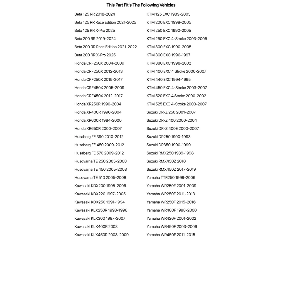 Kit de iluminación Tusk Enduro arnés de cables de repuesto para KAWASAKI KLX400R 2003 Foto 3 de 3