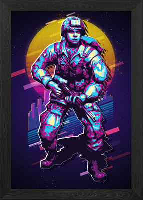 RTS Real Time Strategy Gerahmtes Wandbild Poster Leinwanddruck Bild