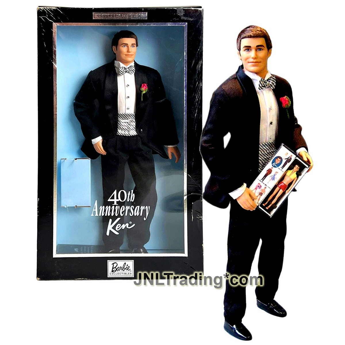 Year 2001 Barbie Collector Edition Doll 40th ANNIVERSARY KEN 50722
