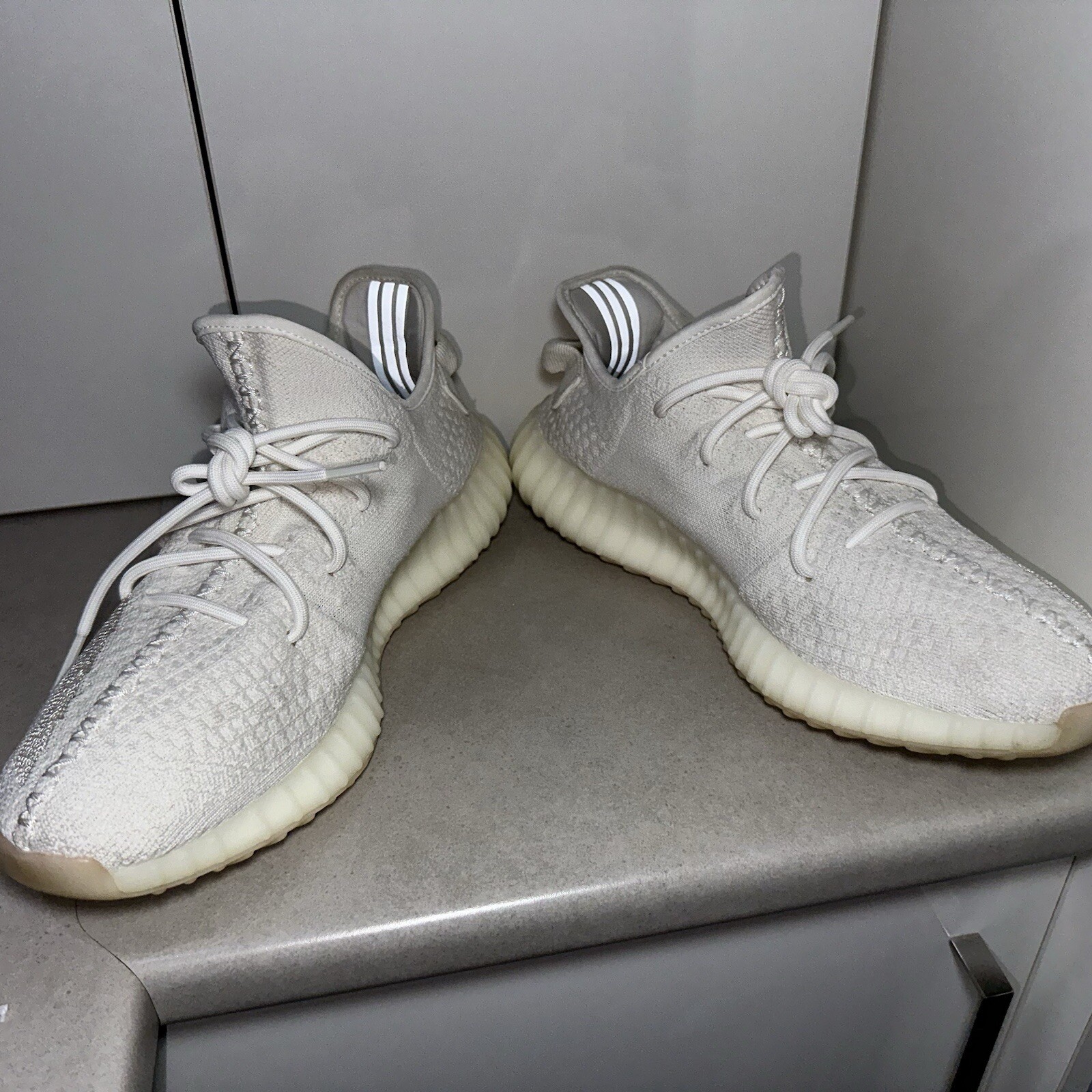 Mens ADIDAS YEEZY Boost 350 V2 Bone Sneakers Size US 11 thumbnail 8