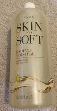Avon Skin So Soft Radiant Moisture-Shower Gel Bonus Size 33.8 oz w/pump *Sealed*