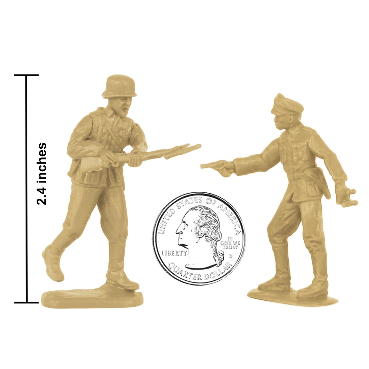 BMC CTS WW2 German Infantry Plastic Army Men Classic Toy Soldier