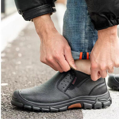 NEW Mens Work Boots Indestructible Shoes Composite Toe Shoes Waterproof Safety - Picture 2 of 16