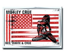 Image of MOTLEY CRUE - RED WHITE & LAPEL/HAT PIN - BRAND NEW - MUSIC MOTPIN06