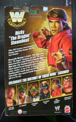 WWF WWE Ricky The Dragon Steamboat Legends Figure Mattel Series 1
