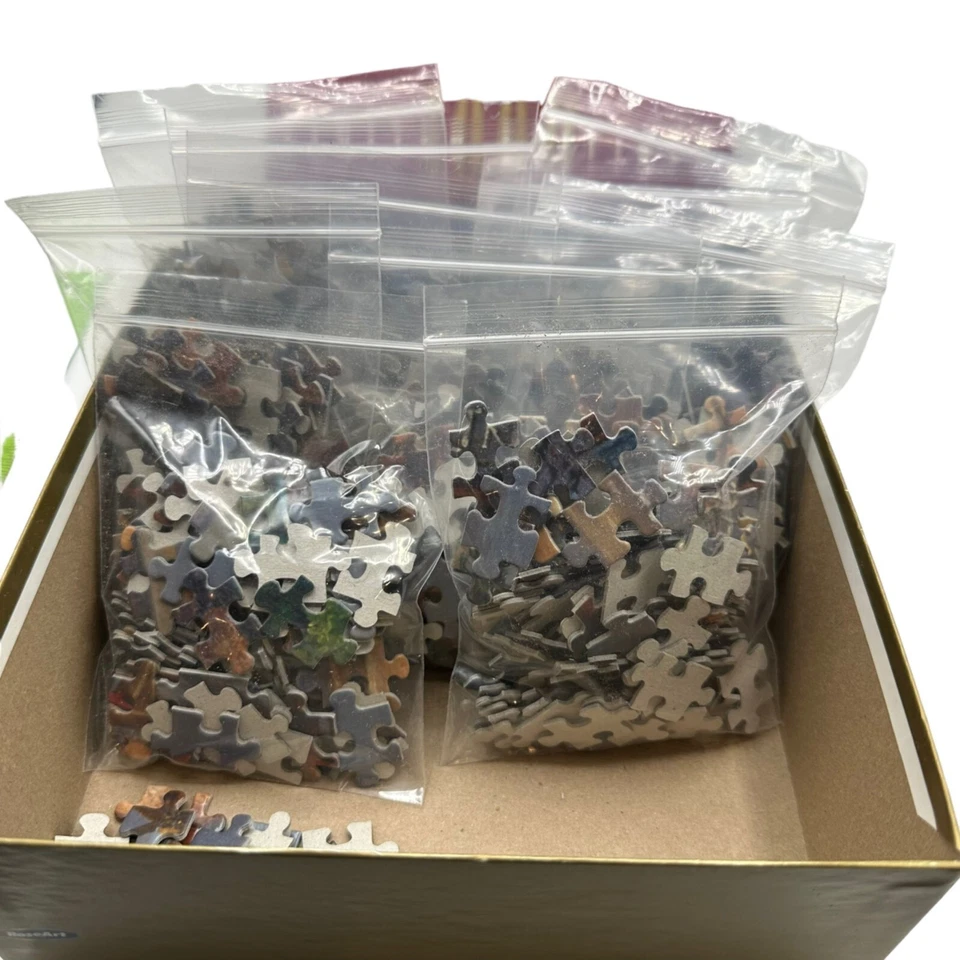 Rompecabezas RoseArt Café Montmartre 1000 piezas edición limitada 2004 vintage Foto 3 de 4