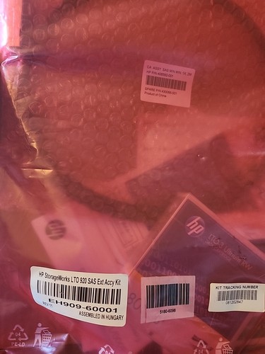 HP STORAGEWORKS LTO 920 SAS EXT ACCY KIT EH909-60001*NEW* - Picture 1 of 4