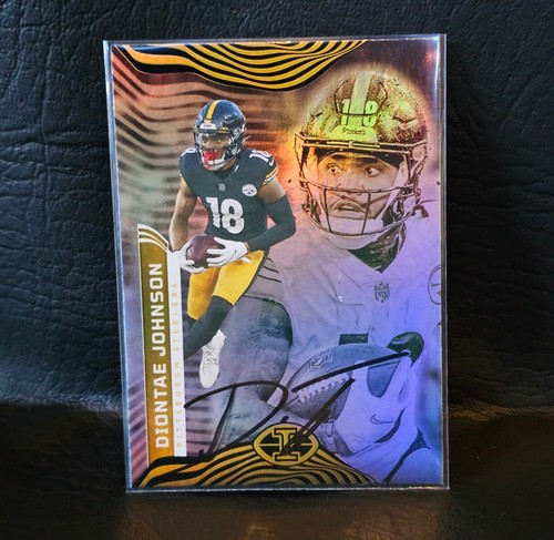 2022 Panini Illusions #83 DIONTAE JOHNSON ***Autographed*** MINT card. Steelers - Picture 2 of 7