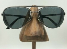 Vintage See 3534 C3 Silver Metal Pilot Sunglasses Eyeglasses Frames Italy