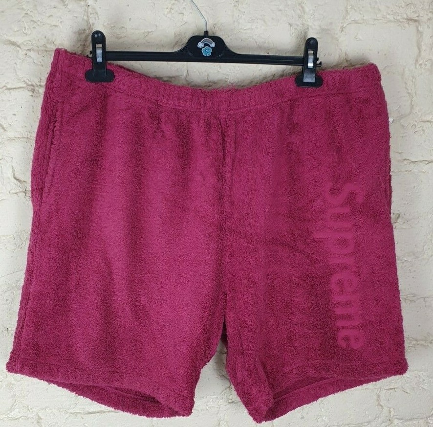 Supreme Terry Logo Short Dark Rose