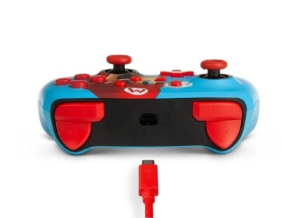 Super Mario. Enhanced Wired Controller for Nintendo Switcg