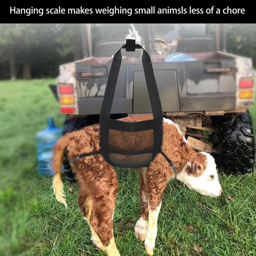 Goat Scale Sling – Nylon Lifting Harness For Weighing Sheep, Goats, Lambs, Rabbits, Puppies & Calves