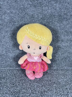 Fisher Price Princess Chime Doll Pink Ballerina Plush Rattle Toy 10
