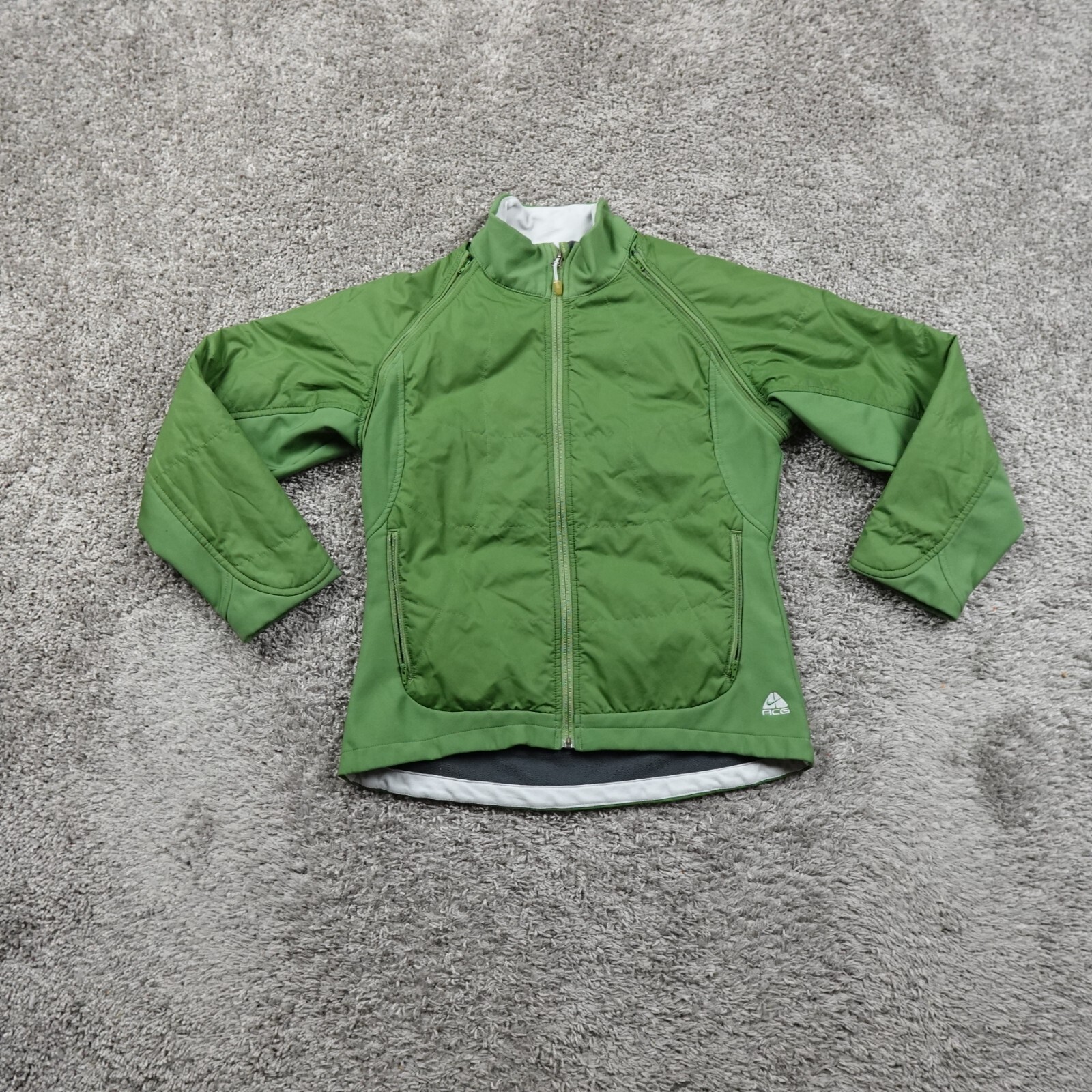 Nike ACG Jacket Womens Medium Y2K Vest Convertible Full Zip Puffer Thinsulate