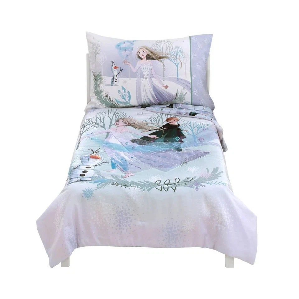 Disney FROZEN Royally Cool Princesa Juego de Cama Edredón Sábanas Funda de Almohada Foto 3 de 4