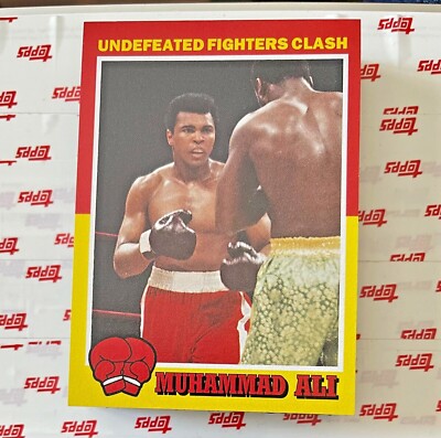 2021 TOPPS MUHAMMAD ALI THE PEOPLE'S CHAMP CARD #33 UNDEFEATED FIGHTERS CLASH
