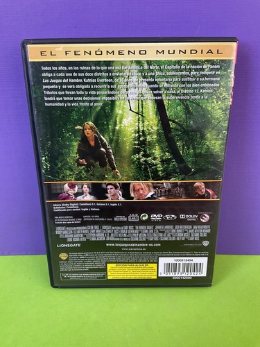 LOS JUEGOS DEL HAMBRE - DVD- USADO GARANTIZADO- ENVÍO CERTIFICADO - Imagen 2 de 3