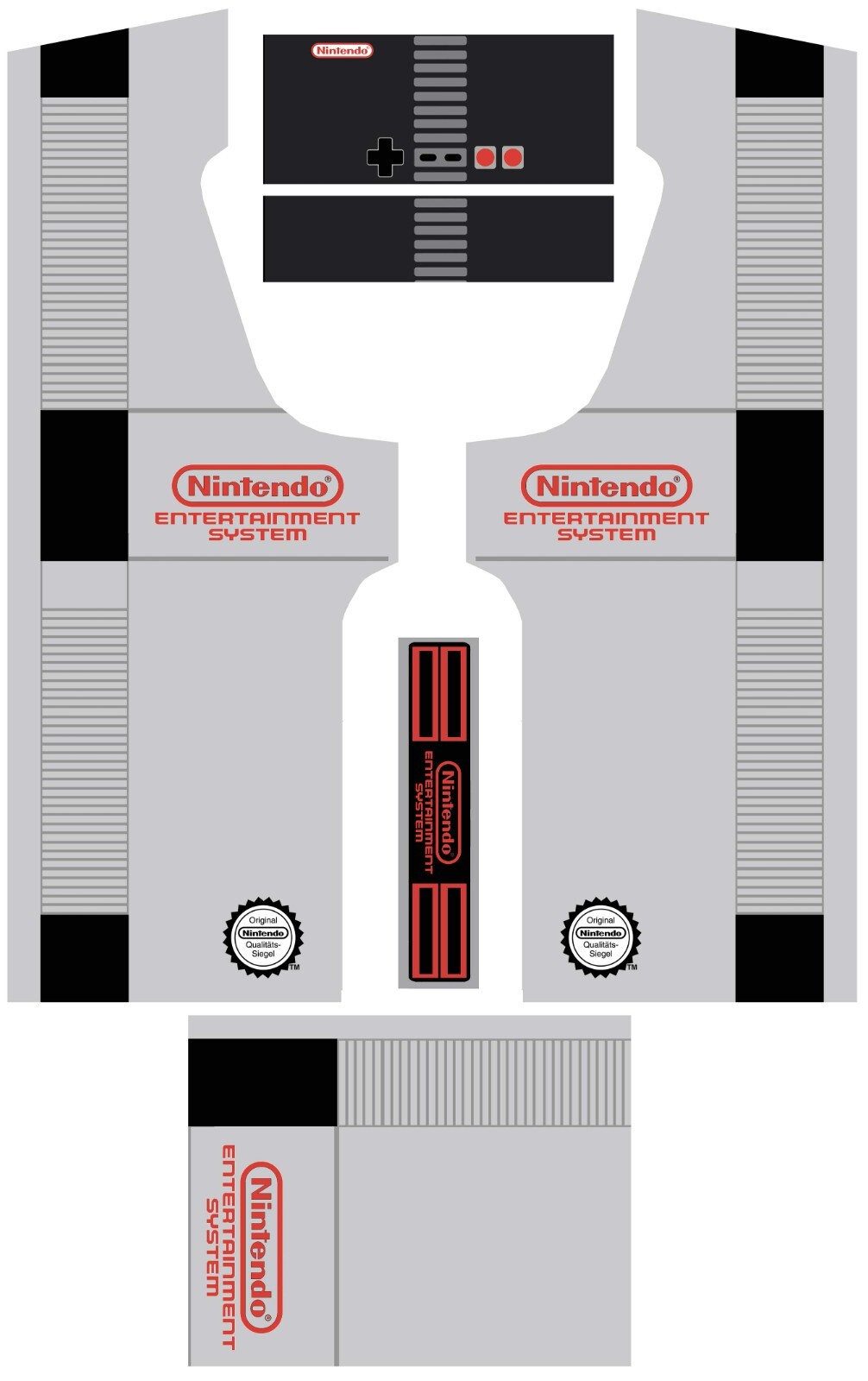Stickers Nintendo borne d'arcade - Solution de pose facile sans bulles