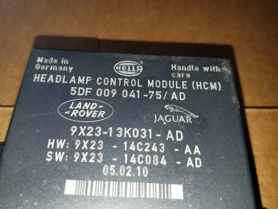 MÓDULO DE CONTROL DE FAROS JAGUAR XJ LAND ROVER RANGE ROVER L320 5DF009041-75 Foto 3 de 4