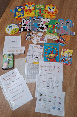 Lot Homeschool Toddler Kids Bundle Random Mixed Supplies and Helps Communication - Picture 6 of 8