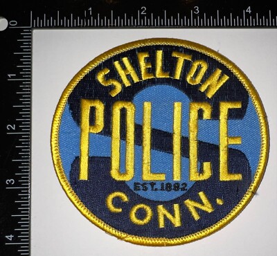 VINTAGE OBSOLETE Shelton CT Connecticut Police Department Patch | eBay