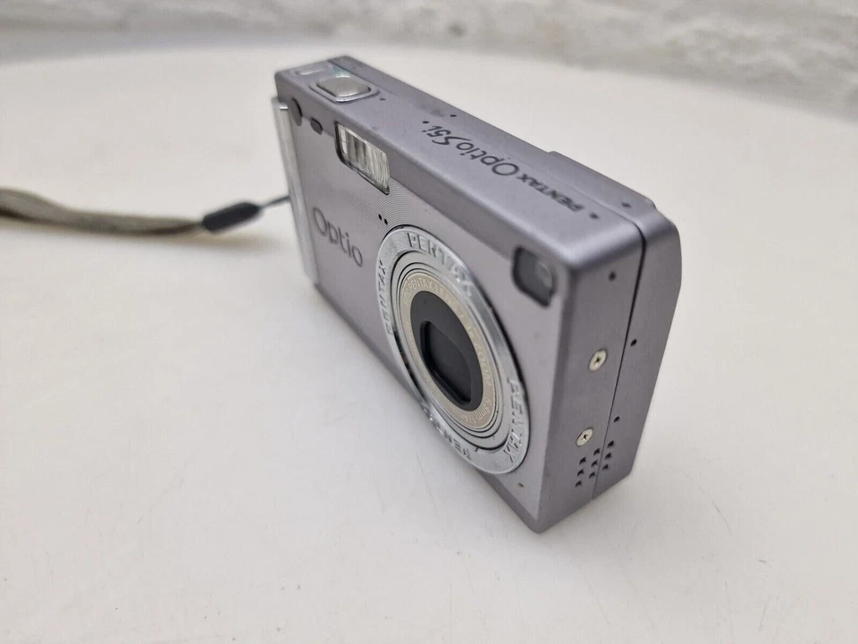 Pentax Optio S5i 5.0MegaPixels Digitalkamera - Silber-Nicht Getestet! - Bild 4 von 4