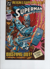 SUPERMAN THE MAN OF STEEL 22 DC 1993 1ST FULL APP STEEL/POSTER-VF/NM
