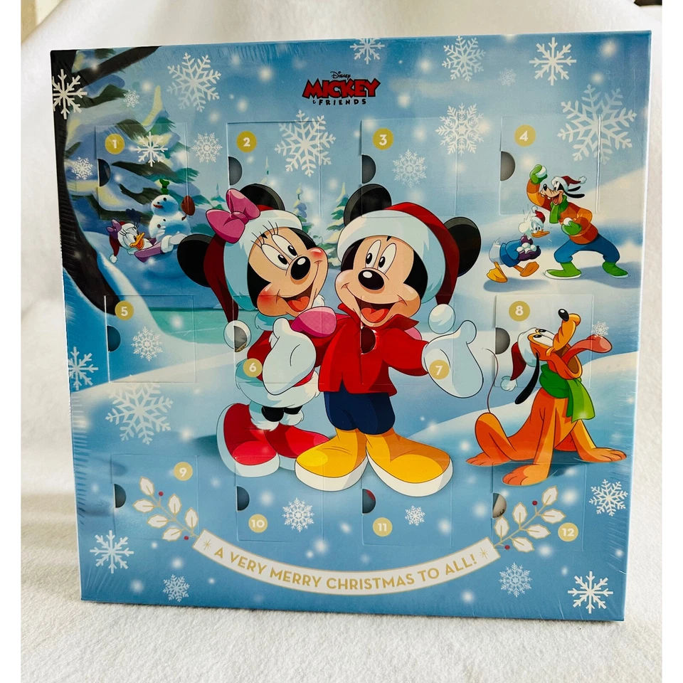 3 BN Disney Mickey & Friends Advent Calendar Family Christmas Traditions NIB - Image 3 of 4