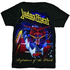 Image of Judas Priest 'Defenders Of The Faith' Black T shirt - NEW