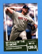 2020 Topps Warriors of the Diamond #WOD5 Roger Clemens Red Sox